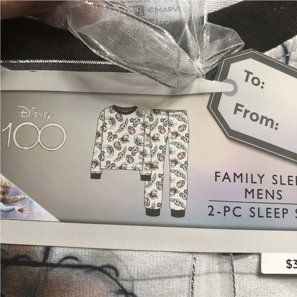 Mens Disney 100 character mash-up famous 2 pc - Picture 4 of 6